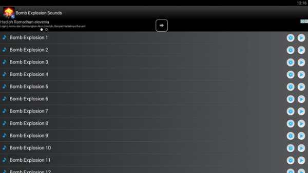 Bomb Explosion Sounds Ringtone screenshot 5
