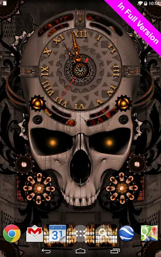 Steampunk Clock Free Wallpaper screenshot 14