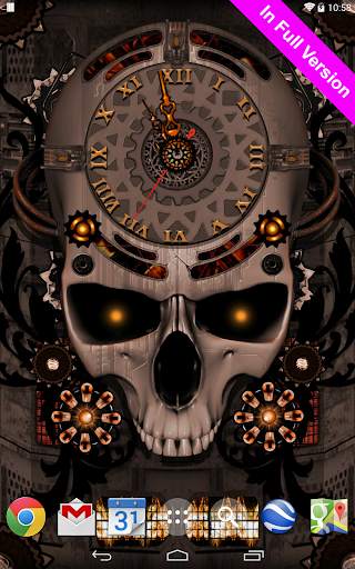 Steampunk Clock Free Wallpaper screenshot 14