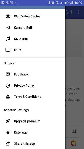 Video Web Cast to TV: Chromecast, Roku, FireTV, LG screenshot 2