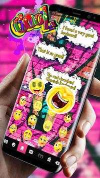 Cool Skate Graffiti Keyboard Theme screenshot 3
