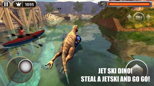 Dinosaur Simulator (18 ): eXtreme Dino Game 2018 screenshot 2