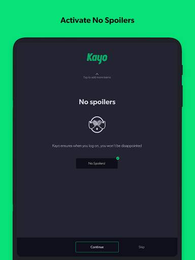 Kayo Sports - for Android TV screenshot 13