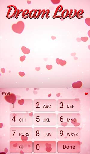 Dream Love Animated Keyboard   Live Wallpaper स्क्रीनशॉट 5