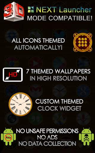 Next Launcher 3D Theme Decor screenshot 9