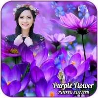 Purple Flower Photo Editor