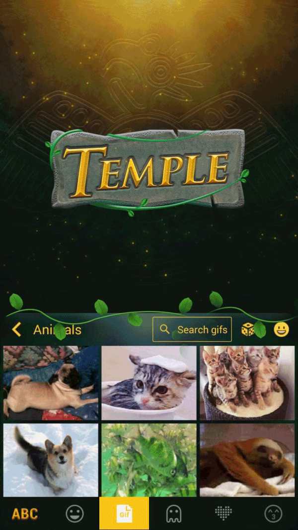 Temple Theme for Kika Keyboard 4 تصوير الشاشة