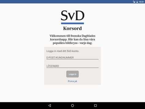 SvD Korsord screenshot 4