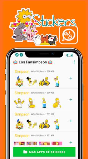 Fansimpson Stickers for WhatsApp screenshot 1