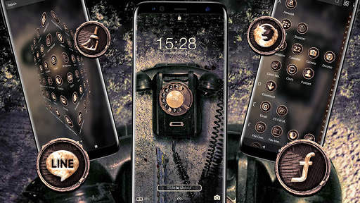 Vintage Telephone Launcher Theme screenshot 4