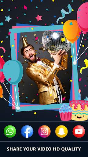 Birthday Video Maker with Song and Name screenshot 5