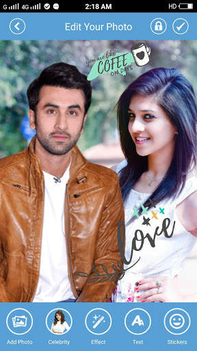 Selfie with Celebrity & Photo Editor screenshot 2