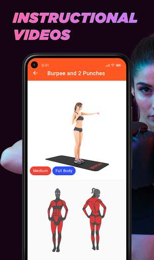 MMA Spartan System Female 🥊 - Home Workouts Free screenshot 2