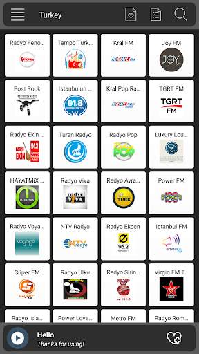 Online Radio Turkey - Turkish FM AM Music screenshot 2