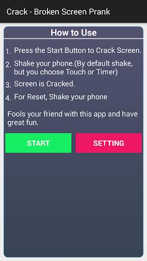 Crack Screen Broken Prank Lite screenshot 1