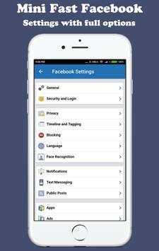 ⚡Mini Fast For Facebook⚡ screenshot 7