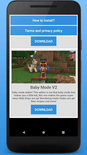 Mod Baby Mode for Minecraft screenshot 5
