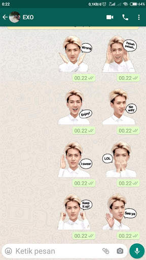 Sehun Stickers for WA screenshot 2