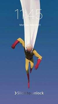 One Punch Man Art Lock Screen screenshot 2