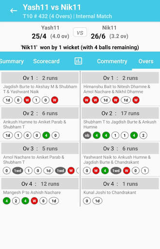Street Cricket Scorer Pro screenshot 8