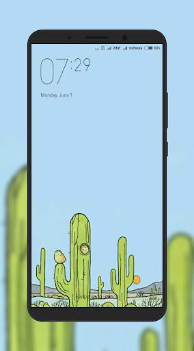 Cactus Cute Wallpaper screenshot 3