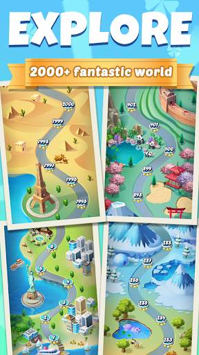 Sweety City - Match 3 Mania No Mundo screenshot 4