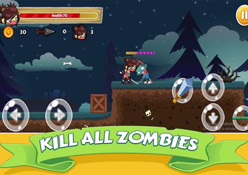 Ninja zombieland 1 تصوير الشاشة