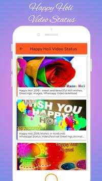 Happy Holi Video Status screenshot 3