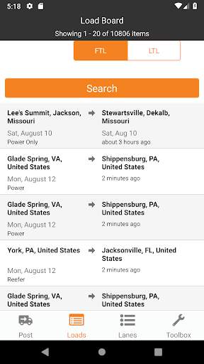 HaulHound: Trucking Loadboard & Freight Matching screenshot 3