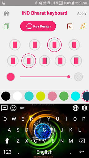 IND Bharat keyboard - awesome photo keyboard स्क्रीनशॉट 4