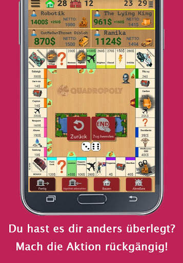 Quadropoly - Berühmtes Brettspiel mit Super-KI screenshot 1