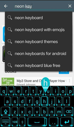 Glow Neon Keyboard screenshot 3