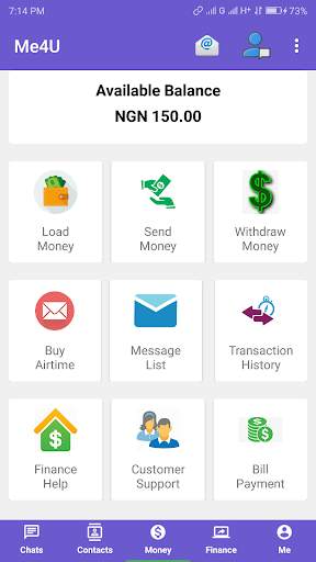 Me4U - Chat Shop Send and Receive Money instantly screenshot 5