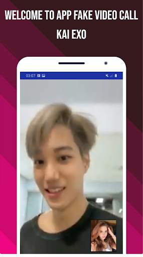 Kai EXO VIdeo Call You !Fake Video Call App screenshot 3