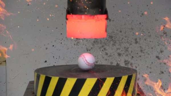 EXPERIMENT HYDRAULIC PRESS 100 TON vs BOMB 2 تصوير الشاشة
