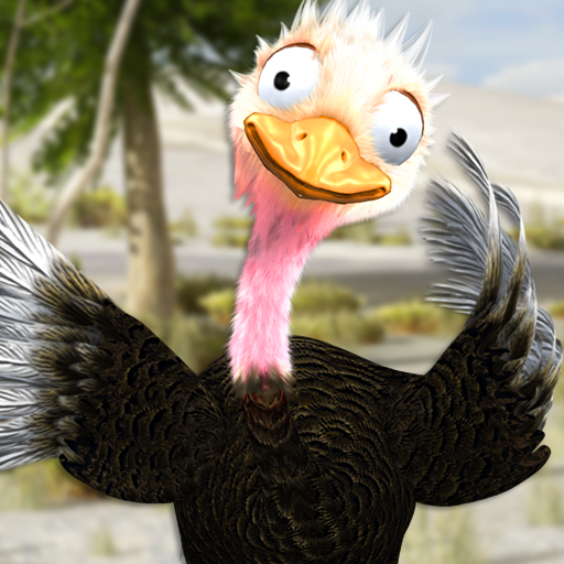 Talking Ostrich أيقونة