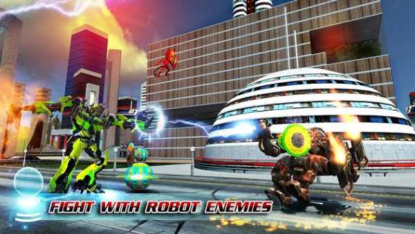 Super Robot Ball attack City Futuristic War screenshot 4