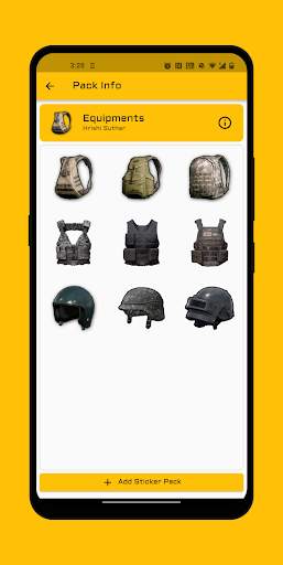 Battleground Stickers स्क्रीनशॉट 4