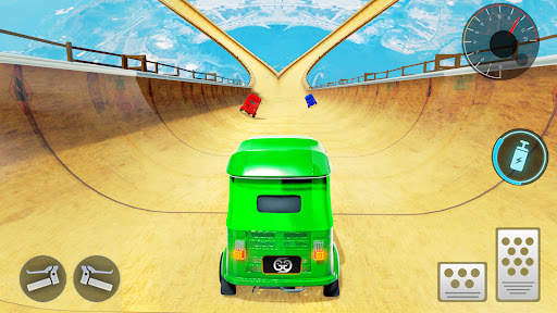 Tuk Tuk Auto Game: Stunt Games screenshot 2