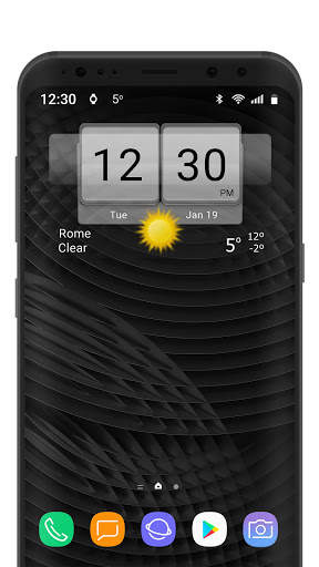 3D Flip Clock Theme Pack 02 screenshot 6
