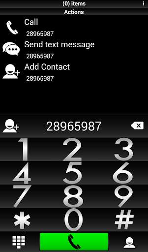 Theme Pure Black RocketDial screenshot 2