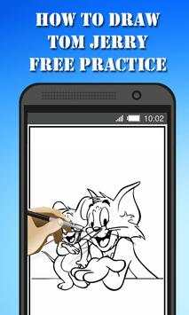 How To Draw Tom Jerry Free Practice screenshot 2