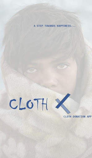 Cloth X - A Cloth Donation App screenshot 1