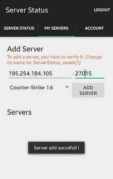 Server Status screenshot 3