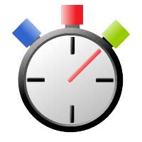 stopwatch with lap times on 9Apps