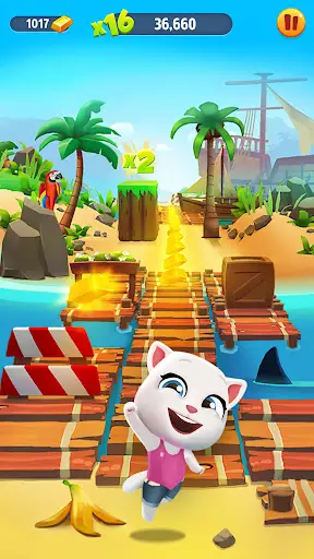 Talking Tom: Corrida do Ouro screenshot 2