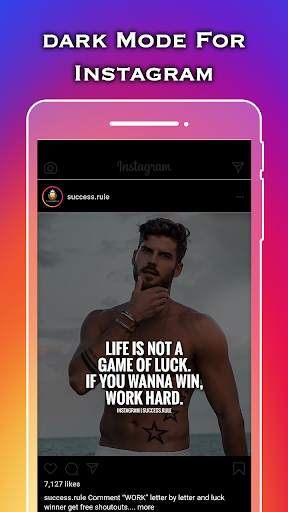 Dark Mode For Instagram screenshot 1
