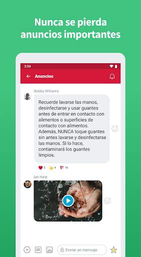 Mensajería de Crew screenshot 7