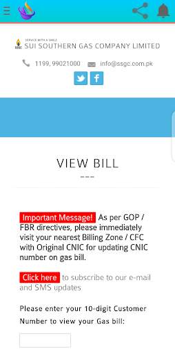 SNGPL Bill Check | SSGC Bill Check  | SUI Gas Bill screenshot 4