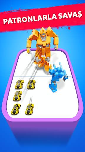 Robot Merge Master: Car Games screenshot 2